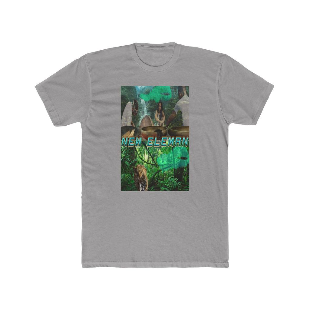 Artist New Eleman Design T-Shirt Unisex Cotton Crew Tee - Jungle Vibes, New Eleman Tee, Casual Wear, Gift for Nature Lovers, Graphic T-Shirt