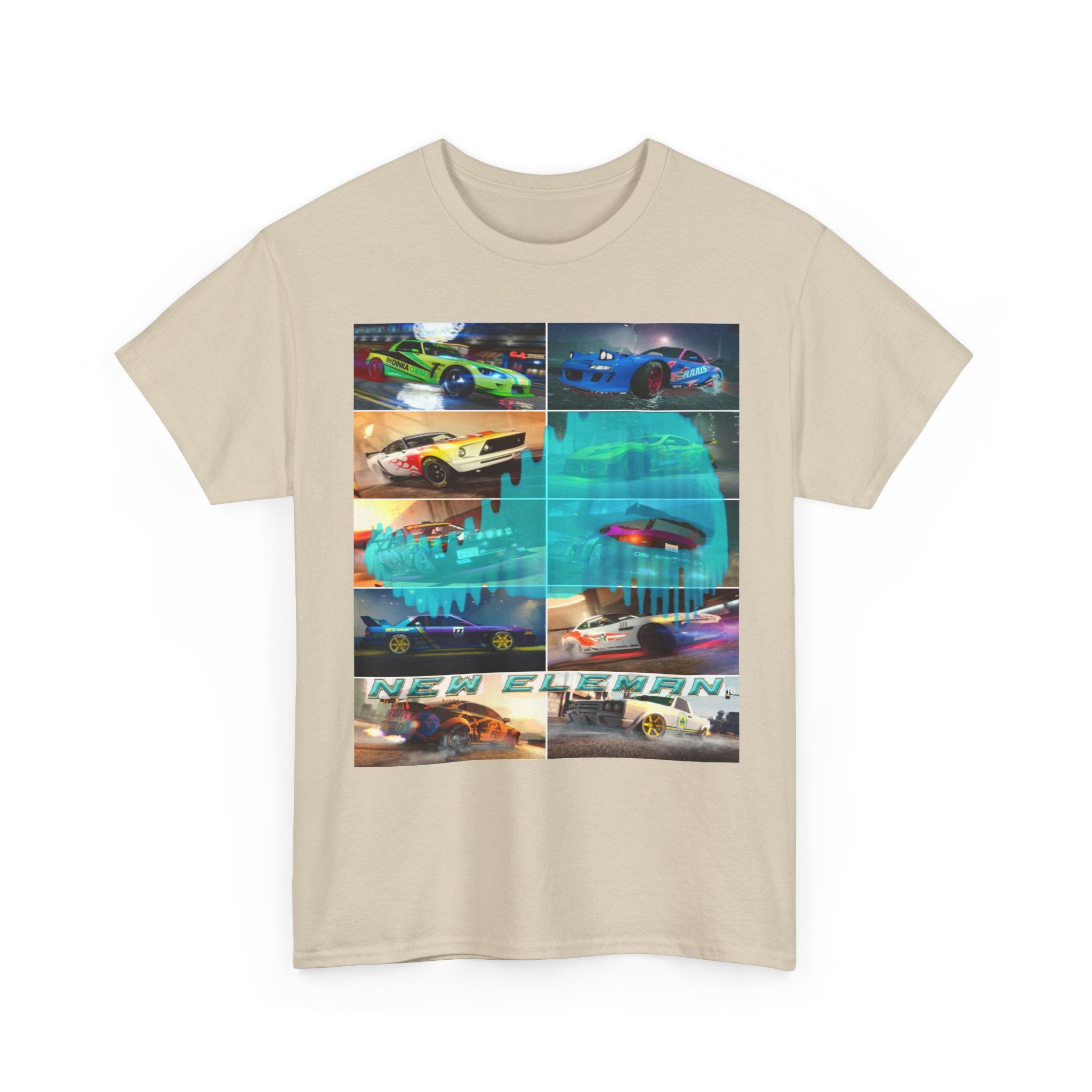 T-Shirt NewEleman Tunning, Sport car - Art Musical, DJ Unisex Garment-Dyed Tee, Music Lover Gift, Car Enthusiast Shirt, Street Racing,