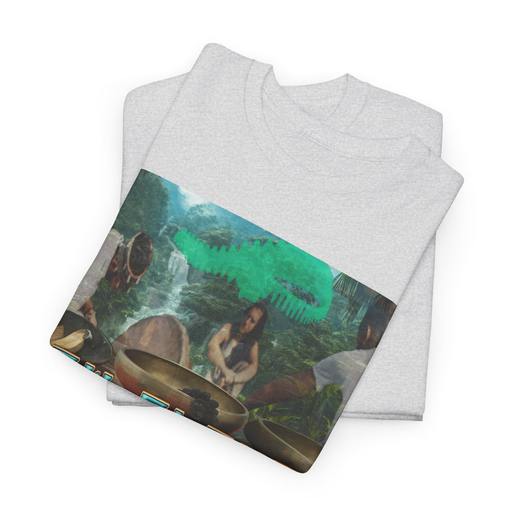 Jungle Vibes, New Eleman Artist Design T-Shirt Unisex Cotton Crew Tee - Tee, Casual Wear, Gift for Nature Lovers, Graphic T-Shirt