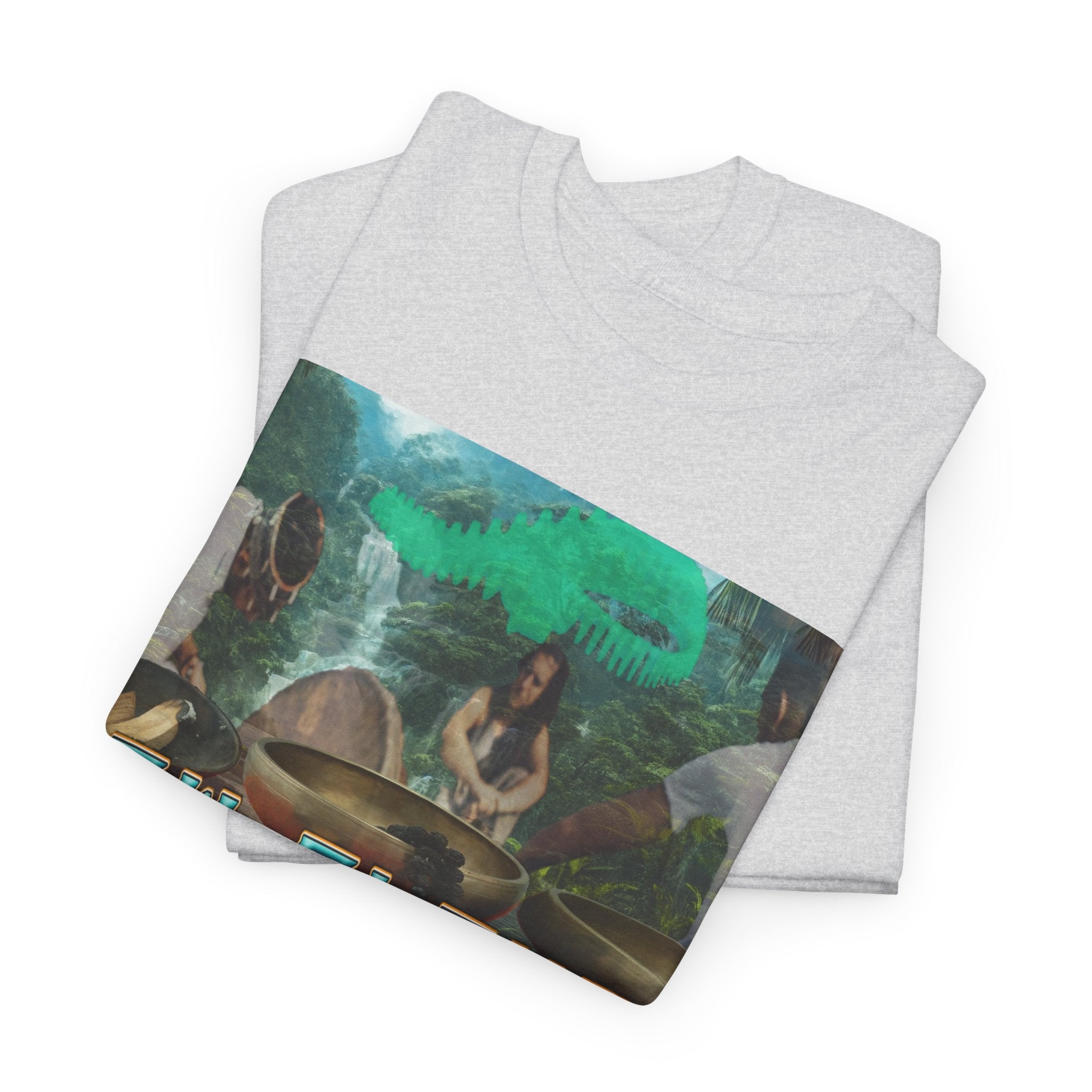 Jungle Vibes, New Eleman Artist Design T-Shirt Unisex Cotton Crew Tee - Tee, Casual Wear, Gift for Nature Lovers, Graphic T-Shirt