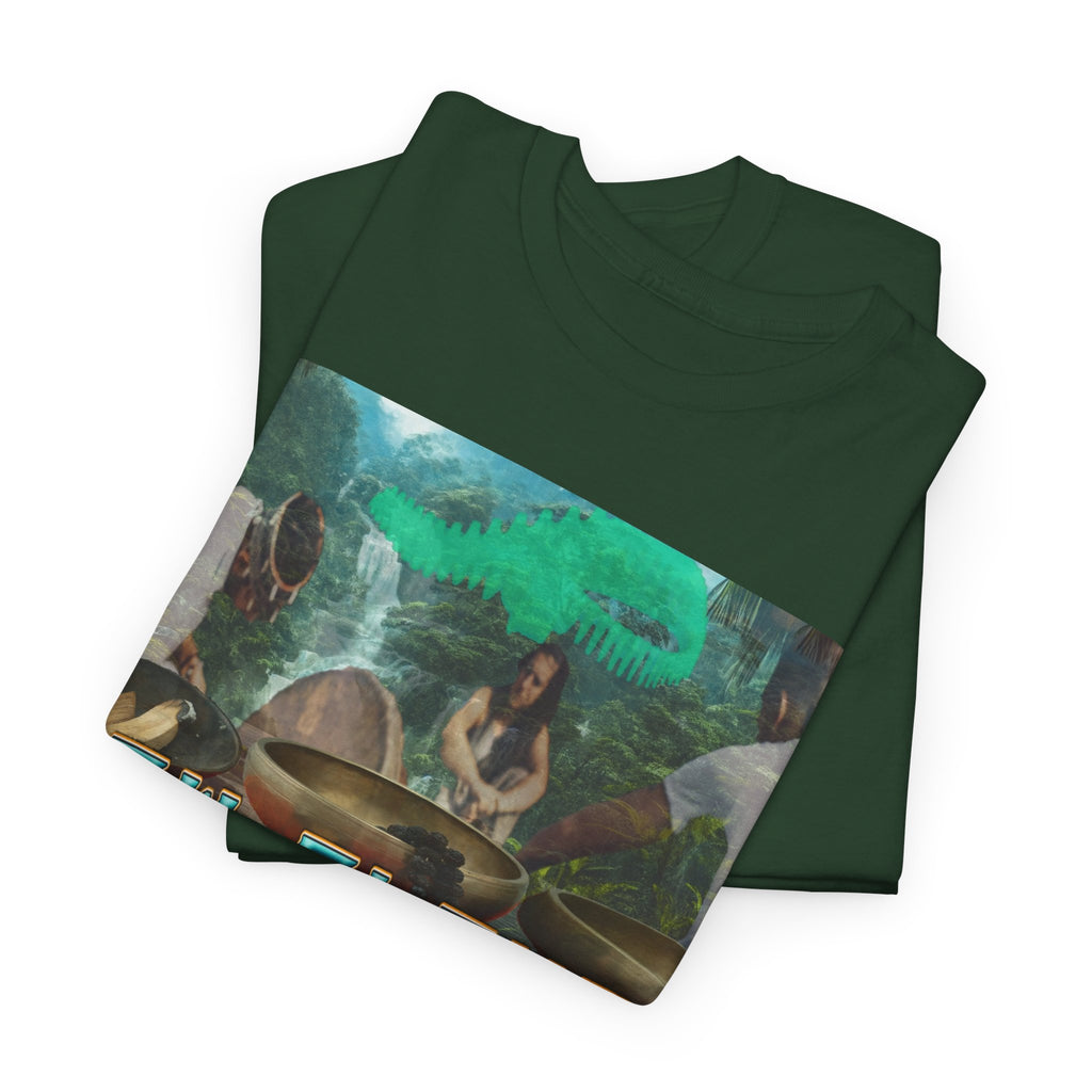 Jungle Vibes, New Eleman Artist Design T-Shirt Unisex Cotton Crew Tee - Tee, Casual Wear, Gift for Nature Lovers, Graphic T-Shirt
