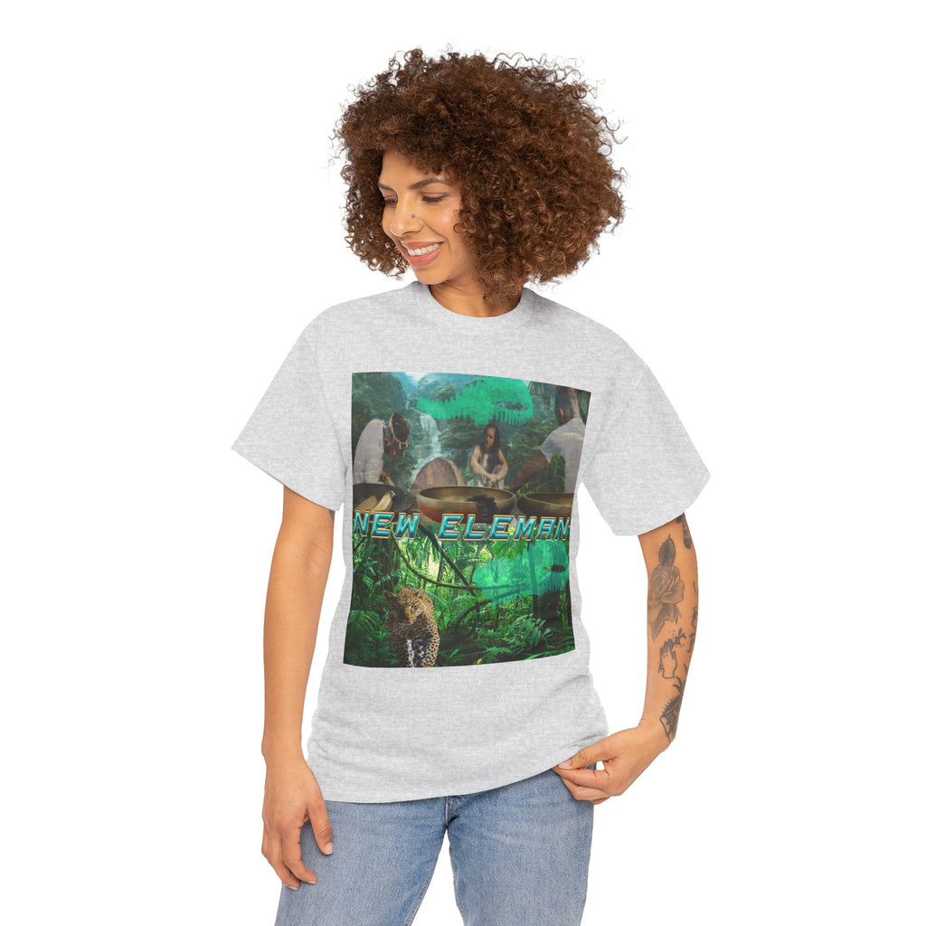 Jungle Vibes, New Eleman Artist Design T-Shirt Unisex Cotton Crew Tee - Tee, Casual Wear, Gift for Nature Lovers, Graphic T-Shirt