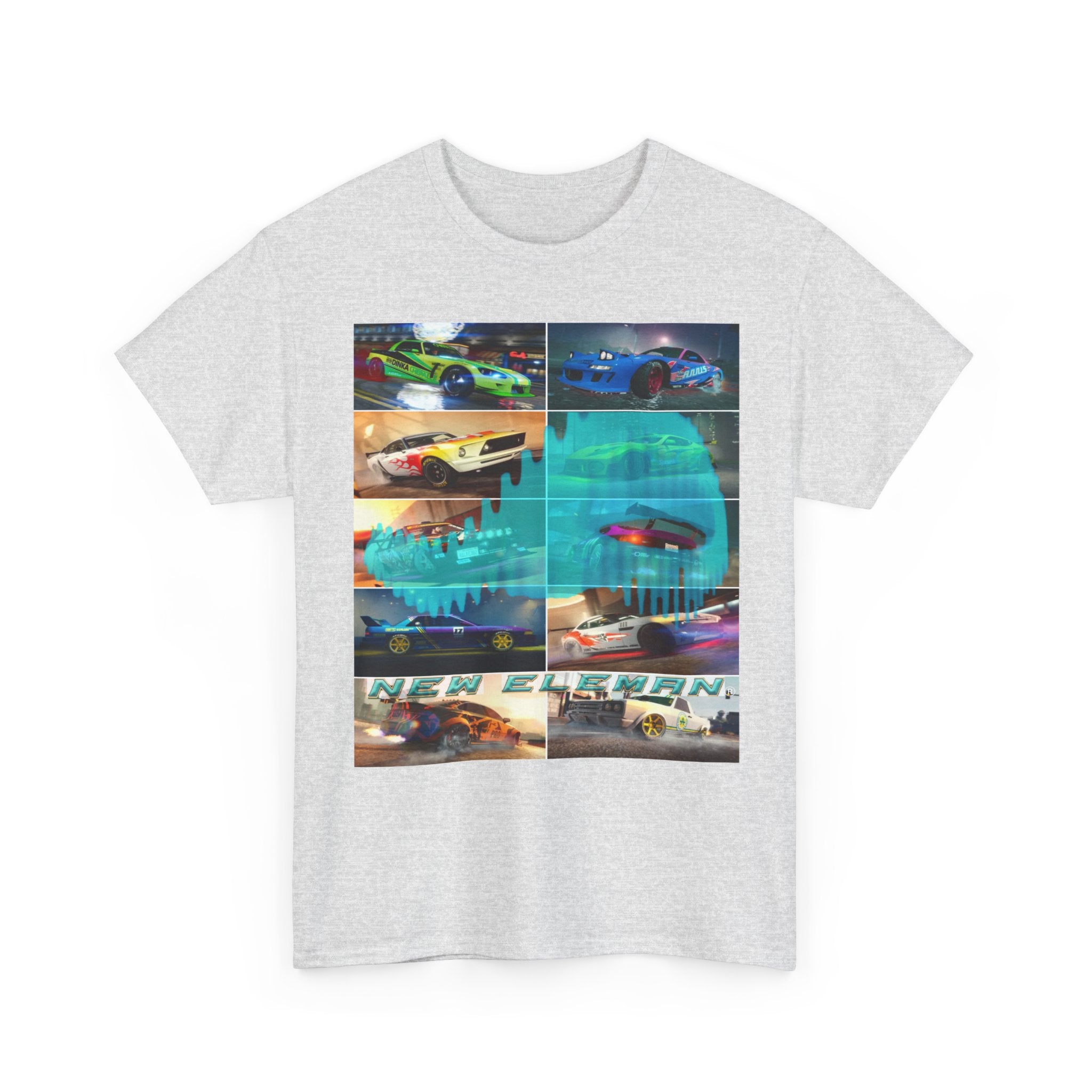 T-Shirt NewEleman Tunning, Sport car - Art Musical, DJ Unisex Garment-Dyed Tee, Music Lover Gift, Car Enthusiast Shirt, Street Racing,