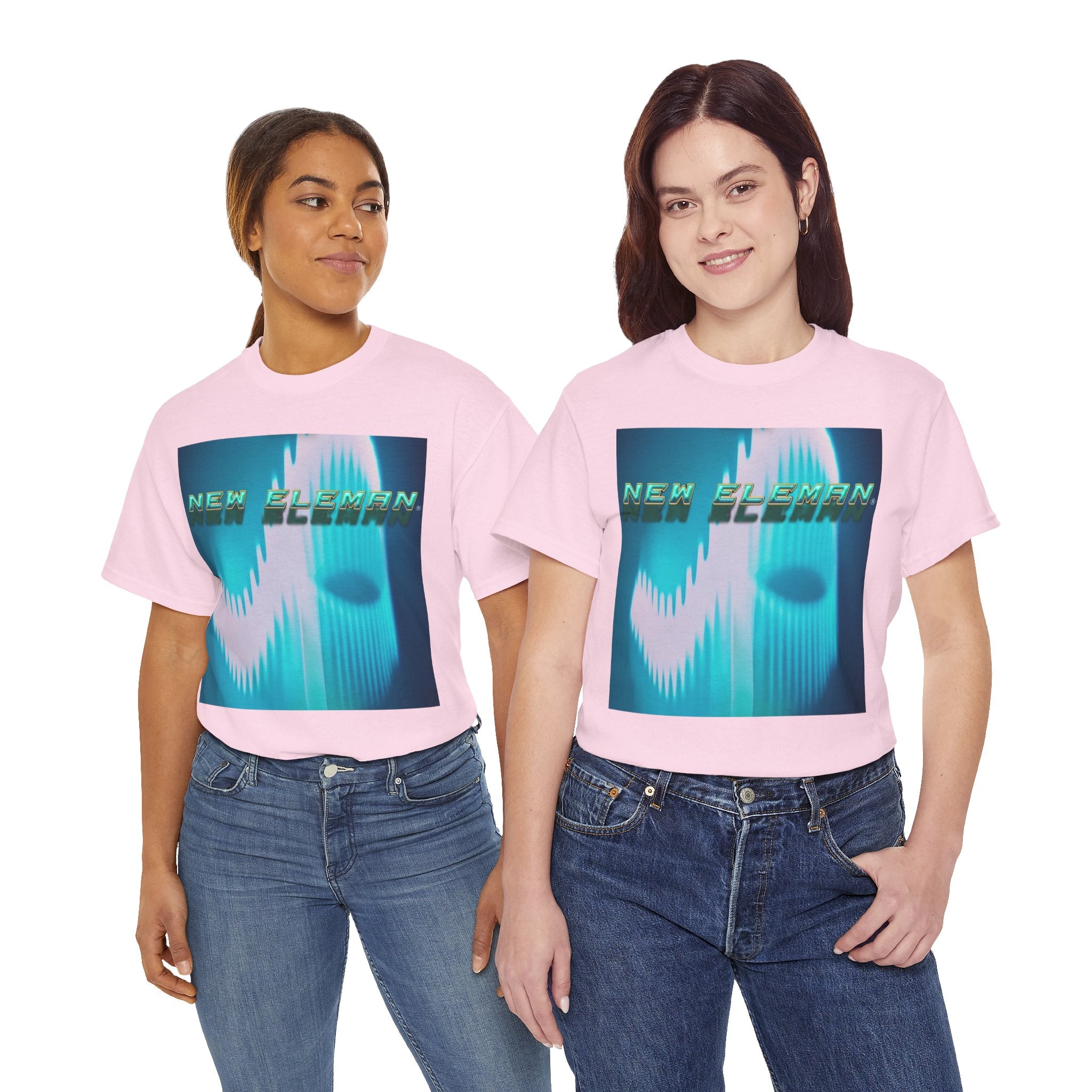 Design Graphic NewEleman Unisex Cotton Crew Tee, Stylish Casual Wear, Gift for Music Lovers, Streetwear, Unique Print