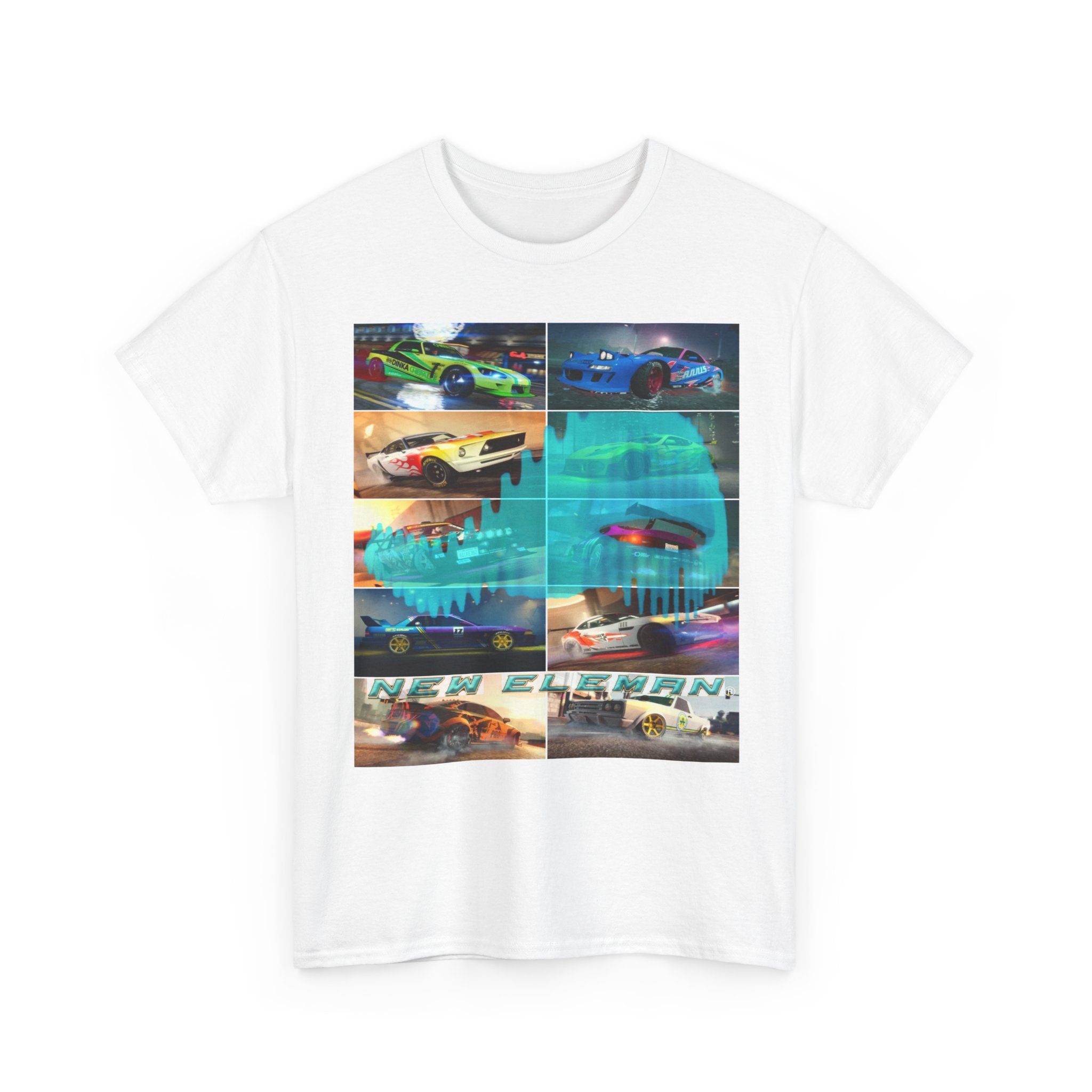 T-Shirt NewEleman Tunning, Sport car - Art Musical, DJ Unisex Garment-Dyed Tee, Music Lover Gift, Car Enthusiast Shirt, Street Racing,