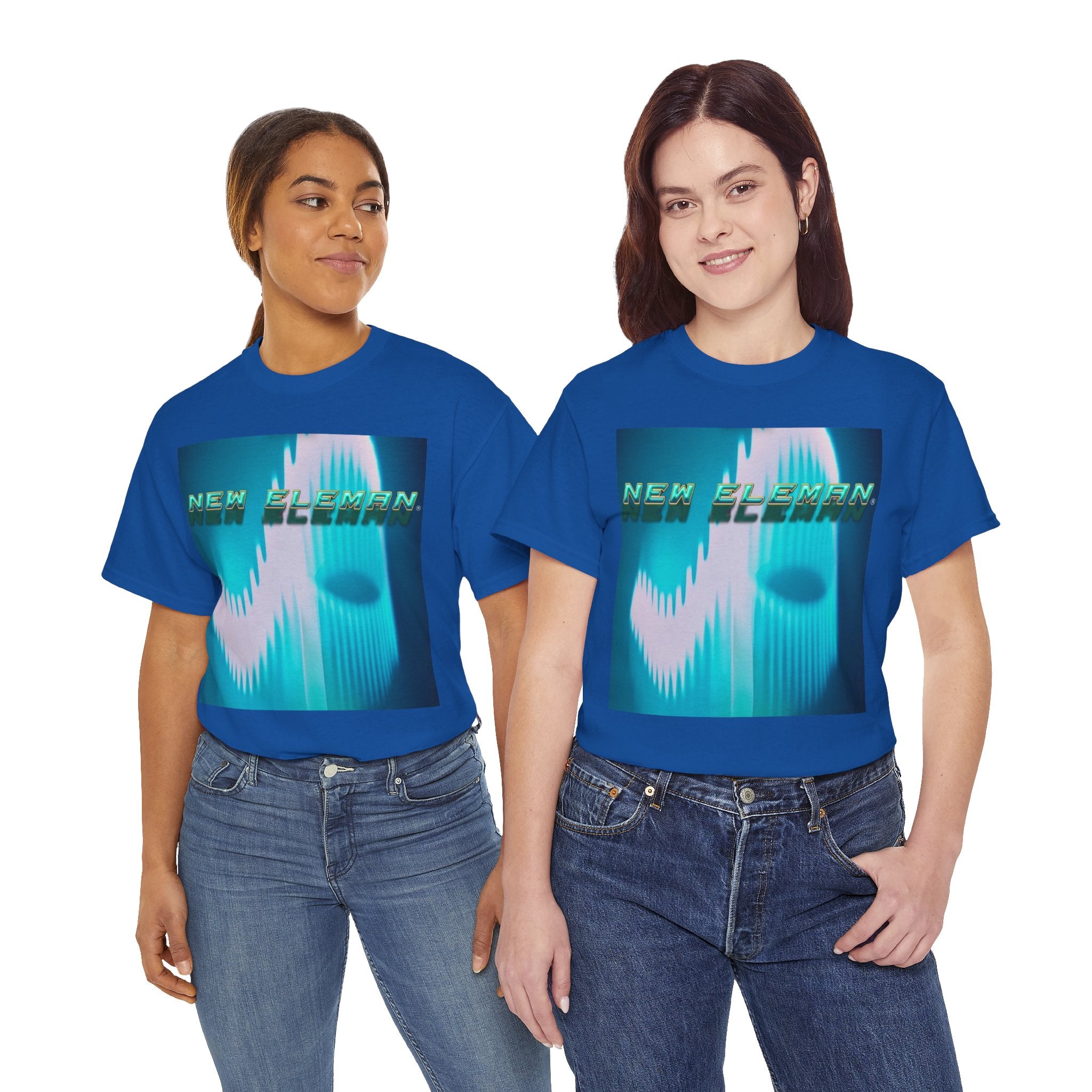 Design Graphic NewEleman Unisex Cotton Crew Tee, Stylish Casual Wear, Gift for Music Lovers, Streetwear, Unique Print