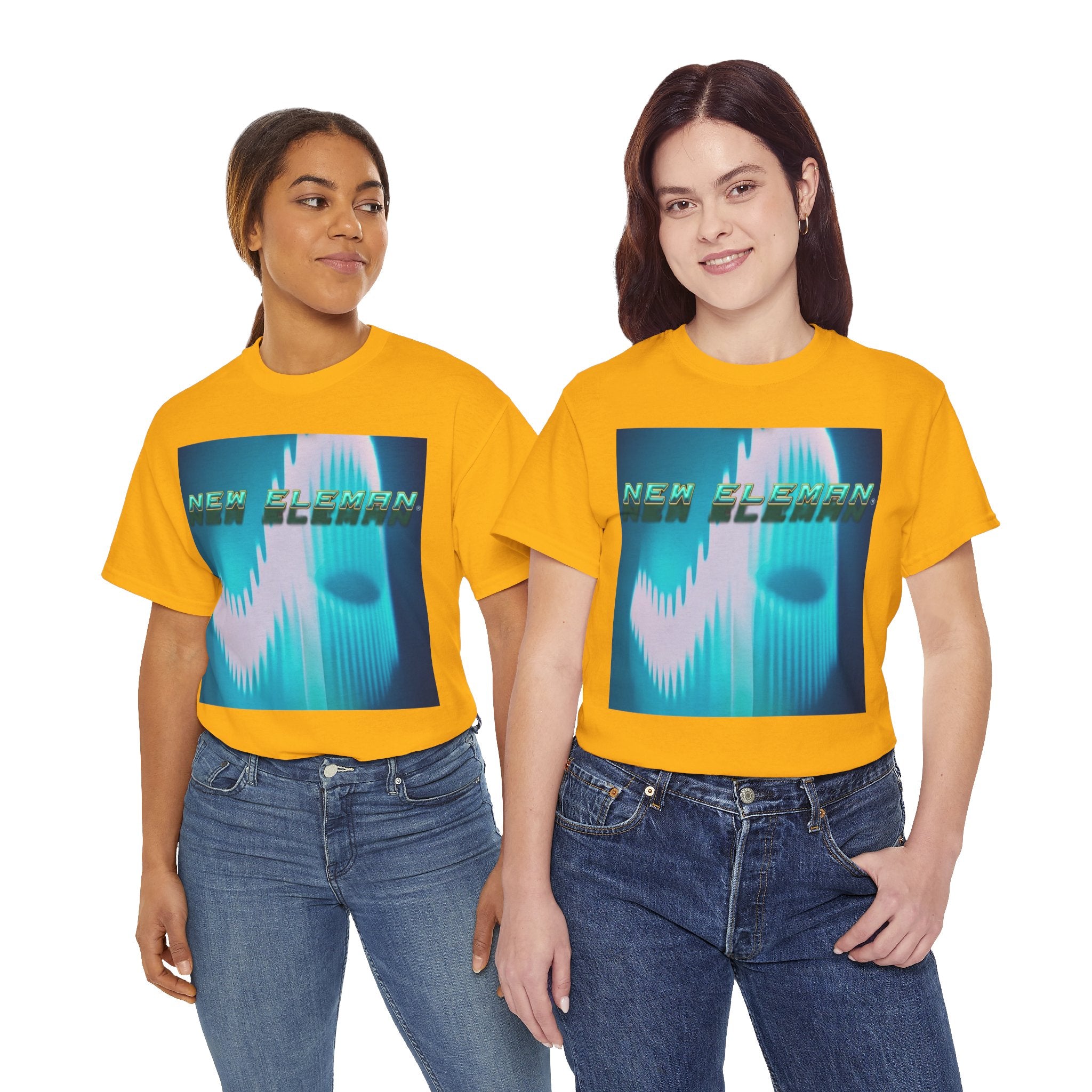 Design Graphic NewEleman Unisex Cotton Crew Tee, Stylish Casual Wear, Gift for Music Lovers, Streetwear, Unique Print