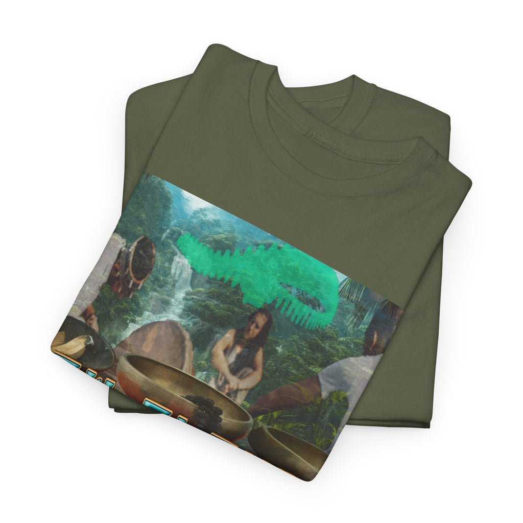 Jungle Vibes, New Eleman Artist Design T-Shirt Unisex Cotton Crew Tee - Tee, Casual Wear, Gift for Nature Lovers, Graphic T-Shirt