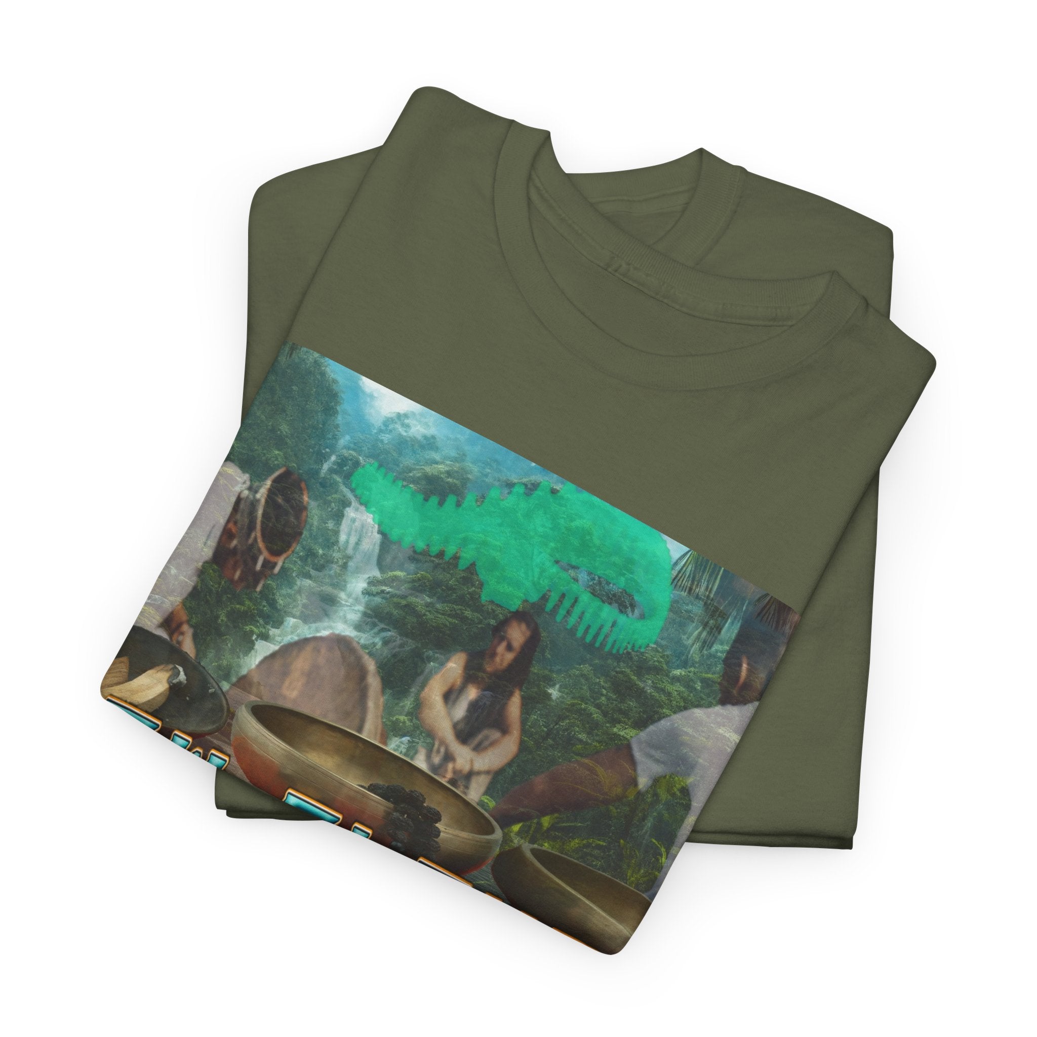 Jungle Vibes, New Eleman Artist Design T-Shirt Unisex Cotton Crew Tee - Tee, Casual Wear, Gift for Nature Lovers, Graphic T-Shirt