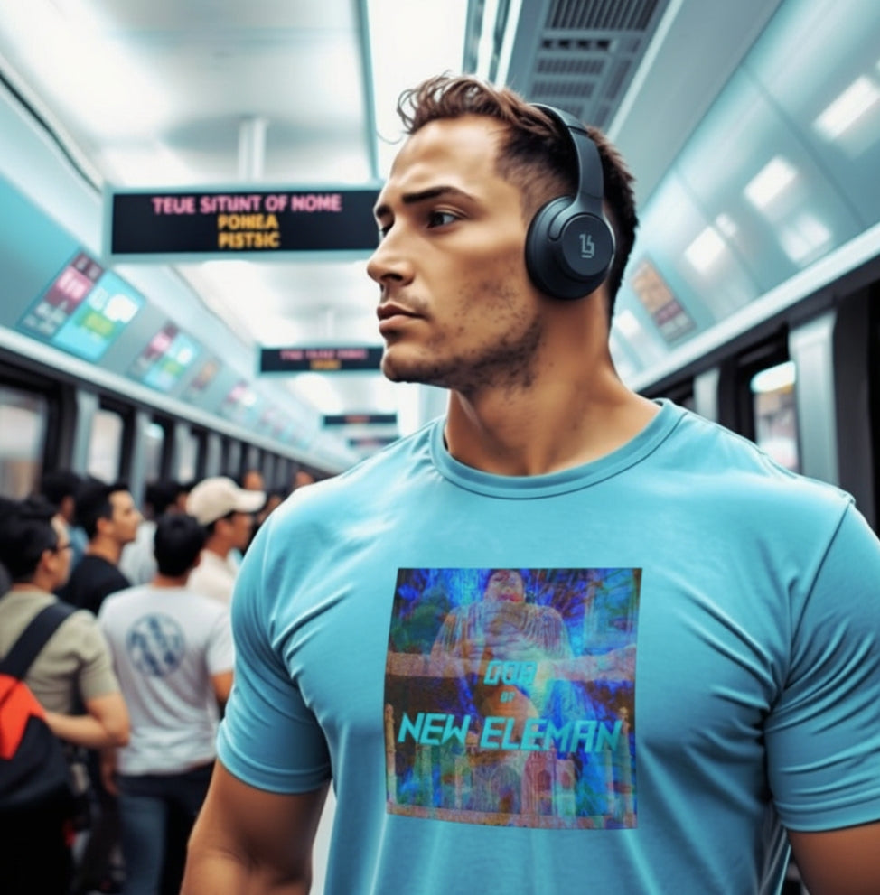 Design T-Shirt New Eleman GOA Artist Graphic - Unisex Cotton Crew T-Shirt, Casual Wear, Streetwear, Gift for Gamers, Weekend Outing