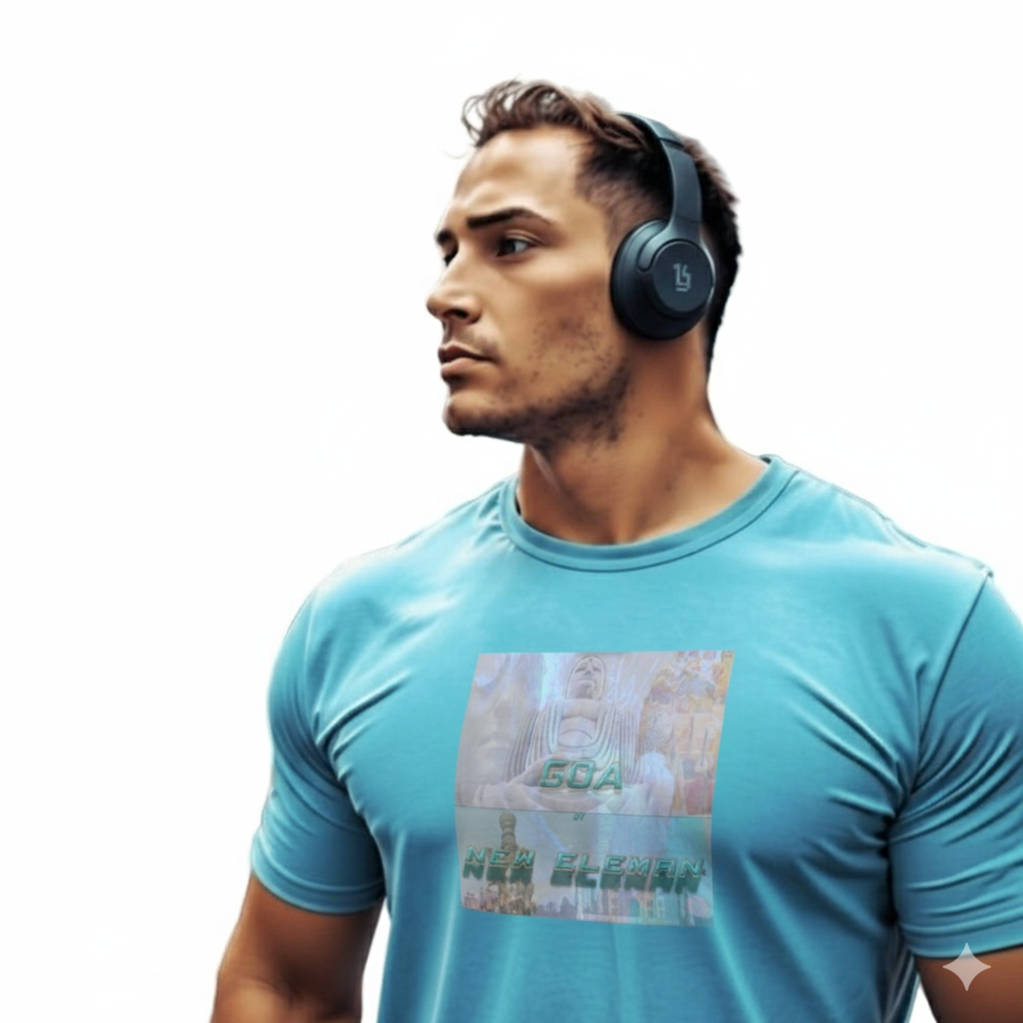 Design NewEleman T-Shirt GOA Artist Graphic - Unisex Cotton Crew T-Shirt, Casual Wear, Streetwear, Gift for Gamers, Weekend Outing