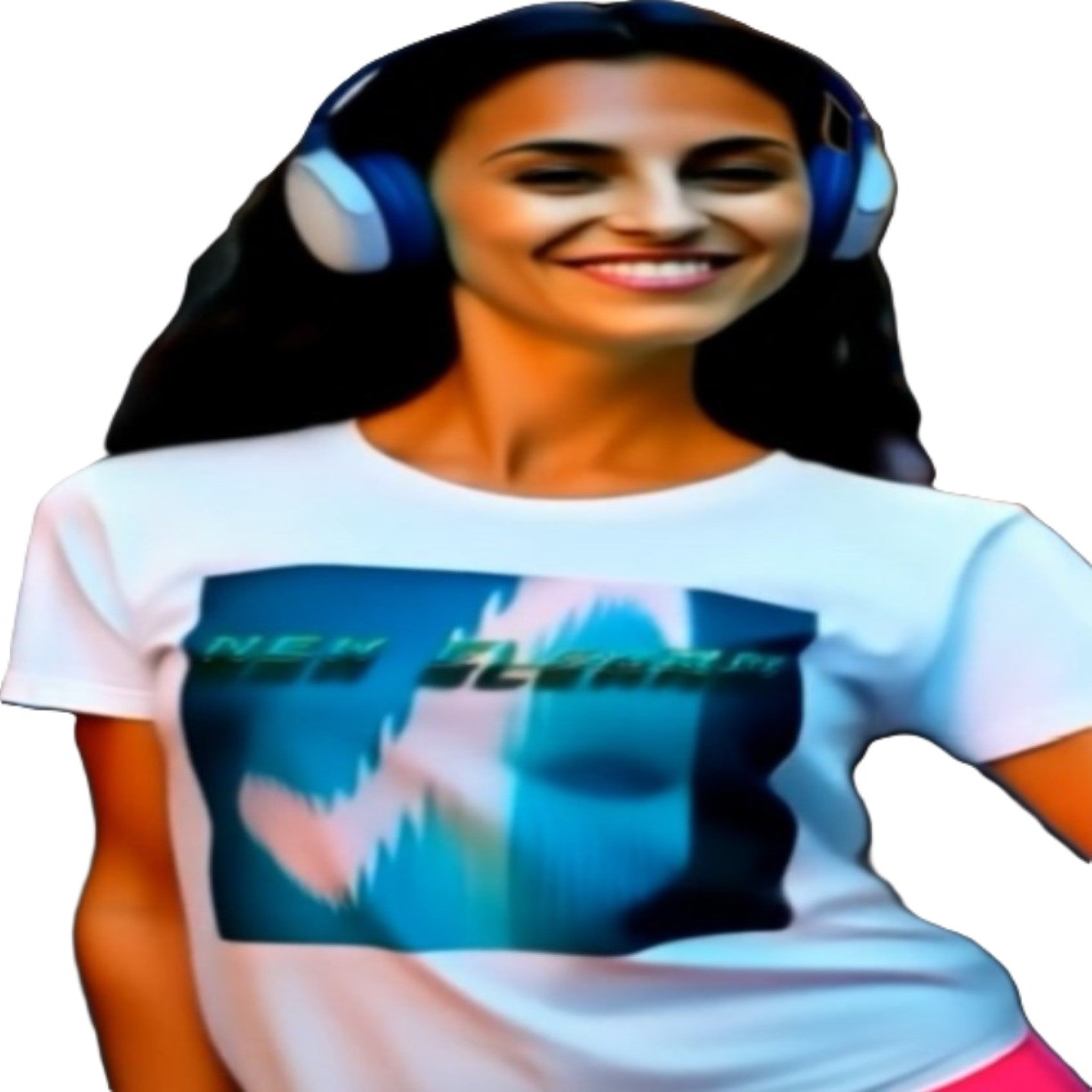 Design Graphic NewEleman Unisex Cotton Crew Tee, Stylish Casual Wear, Gift for Music Lovers, Streetwear, Unique Print