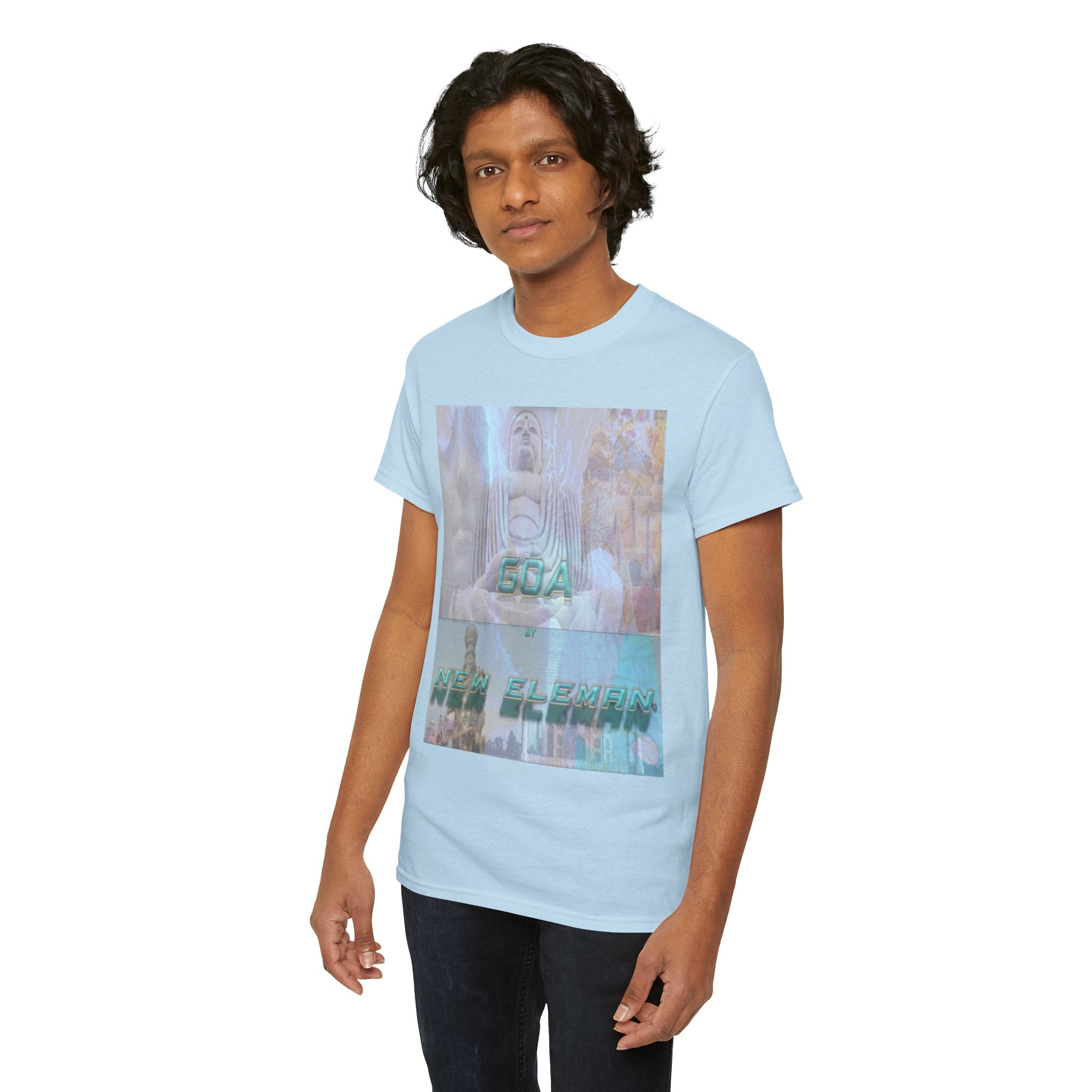 Design NewEleman T-Shirt GOA Artist Graphic - Unisex Cotton Crew T-Shirt, Casual Wear, Streetwear, Gift for Gamers, Weekend Outing