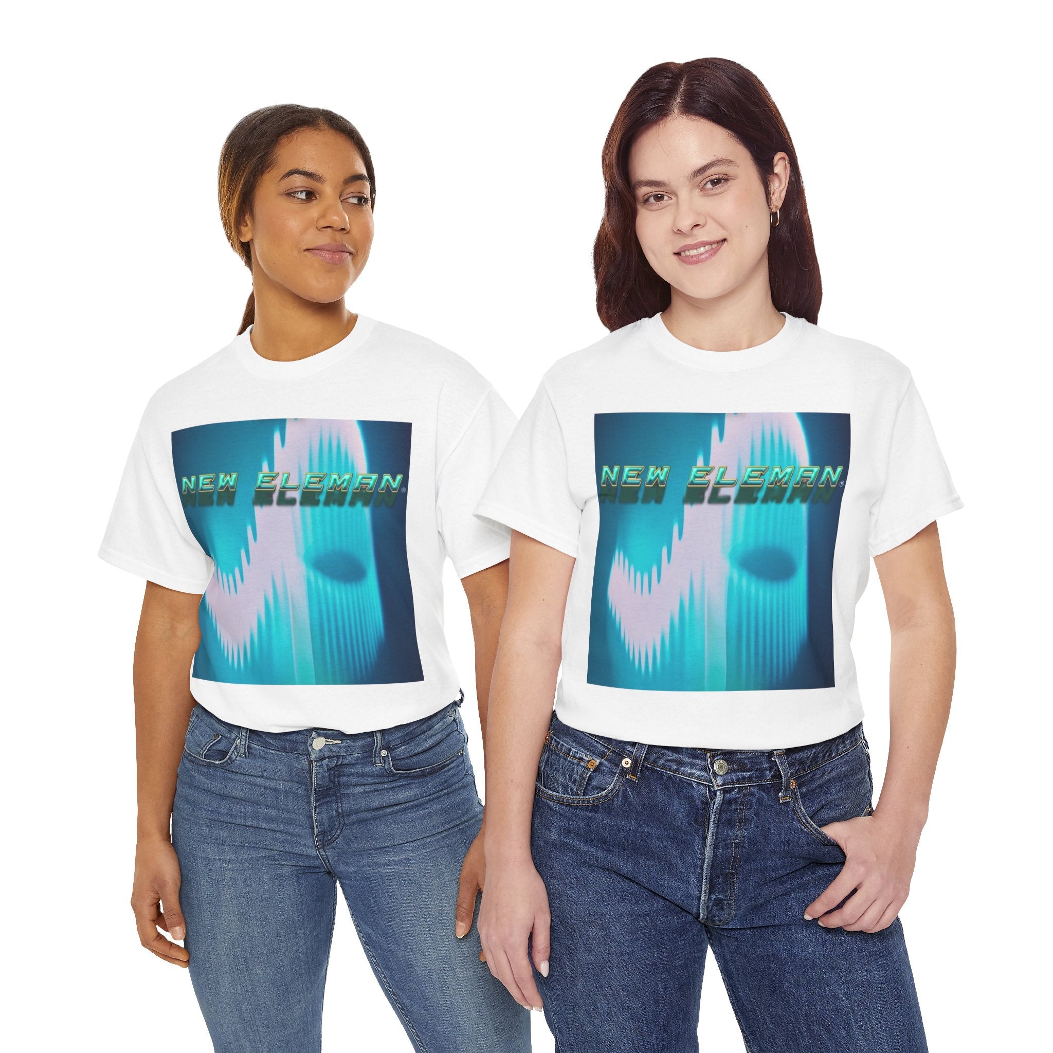 Design Graphic NewEleman Unisex Cotton Crew Tee, Stylish Casual Wear, Gift for Music Lovers, Streetwear, Unique Print