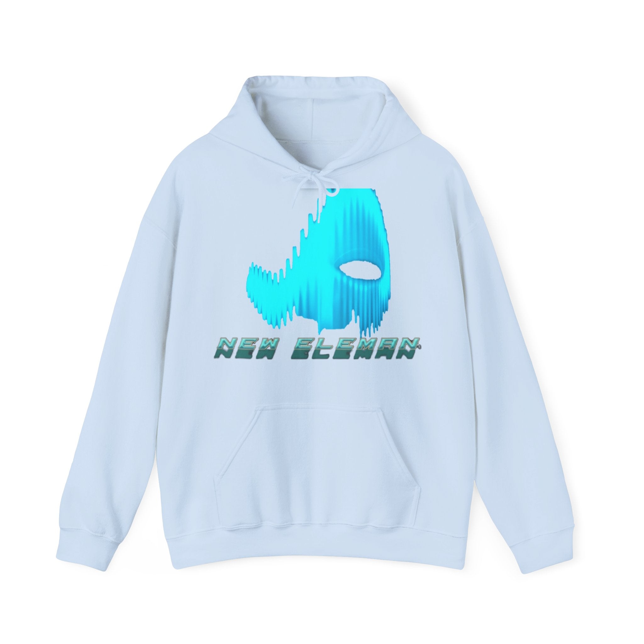 Futuristic Graphic NewEleman Hoodie, Cozy Unisex Sweatshirt for Sci-Fi Lovers, Cool Gift, Unique Design, Chill Vibes, Comfortable Style