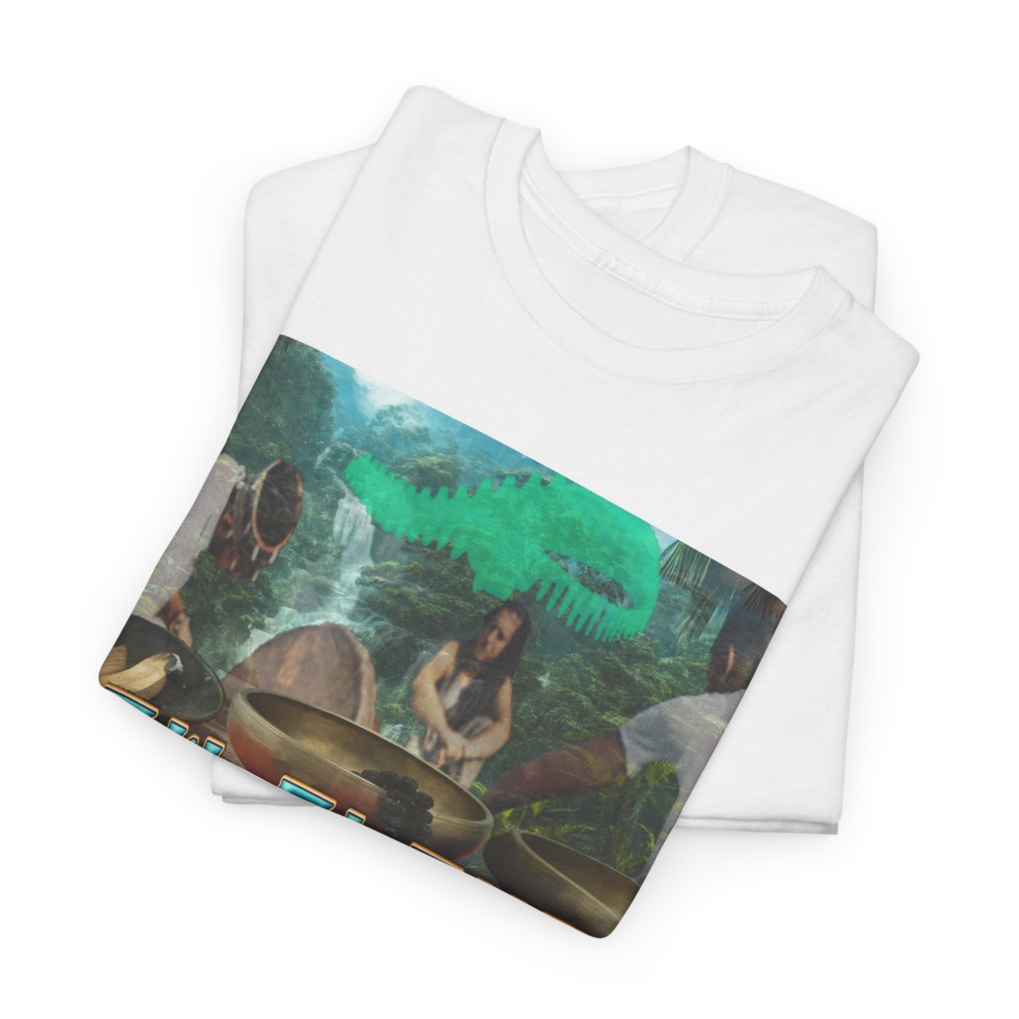 Jungle Vibes, New Eleman Artist Design T-Shirt Unisex Cotton Crew Tee - Tee, Casual Wear, Gift for Nature Lovers, Graphic T-Shirt